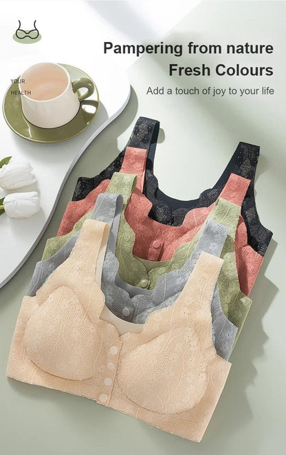 Comfortable & Convenient Front Button Bra