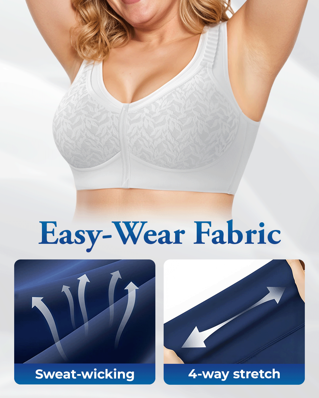 RosyLift - Ultimate Lifting Bounce Control Front Zipper Bra