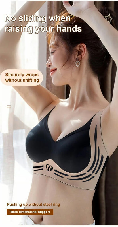 🎁Super gather bra | Wireless Push-up Bra👍No more sagging breasts