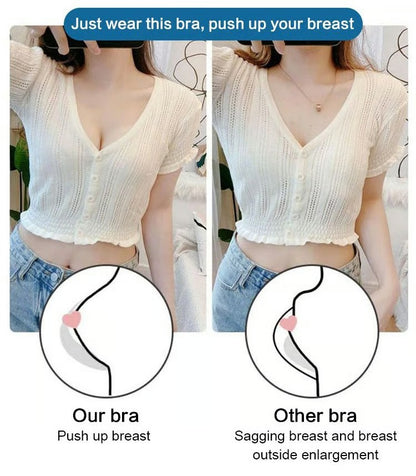 🎁Super gather bra | Wireless Push-up Bra👍No more sagging breasts
