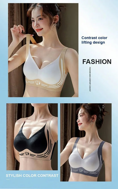 🎁Super gather bra | Wireless Push-up Bra👍No more sagging breasts