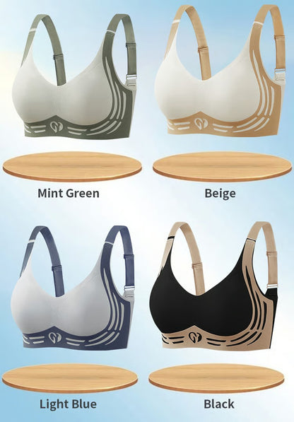 🎁Super gather bra | Wireless Push-up Bra👍No more sagging breasts