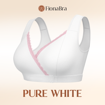 Fiona Bra - Comfortable & Convenient Front Wrap Closure Bra for Seniors