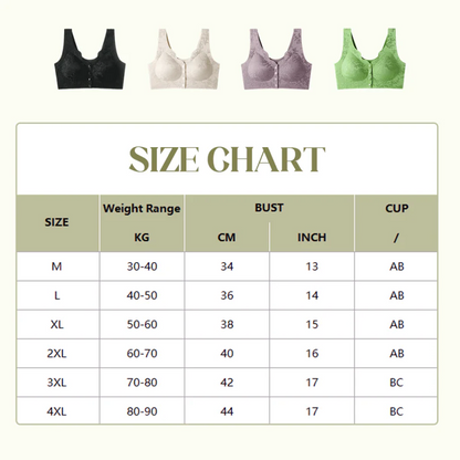 🏆Comfort Front-Clasp & Wire-Free Seamless Bra