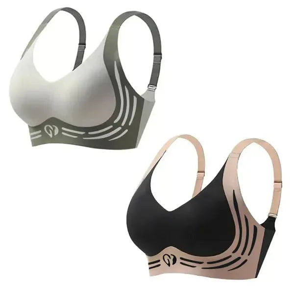 🎁Super gather bra | Wireless Push-up Bra👍No more sagging breasts