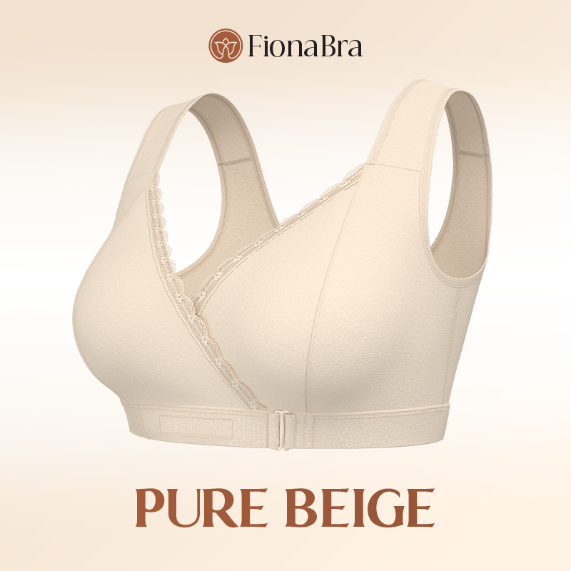 Fiona Bra - Comfortable & Convenient Front Wrap Closure Bra for Seniors