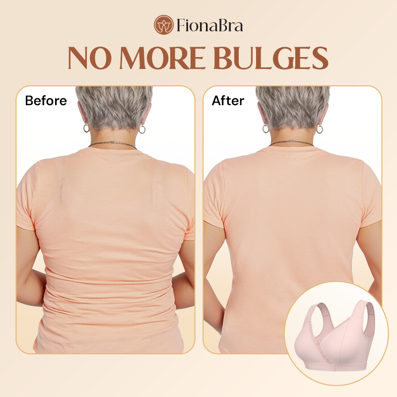 Fiona Bra - Comfortable & Convenient Front Wrap Closure Bra for Seniors