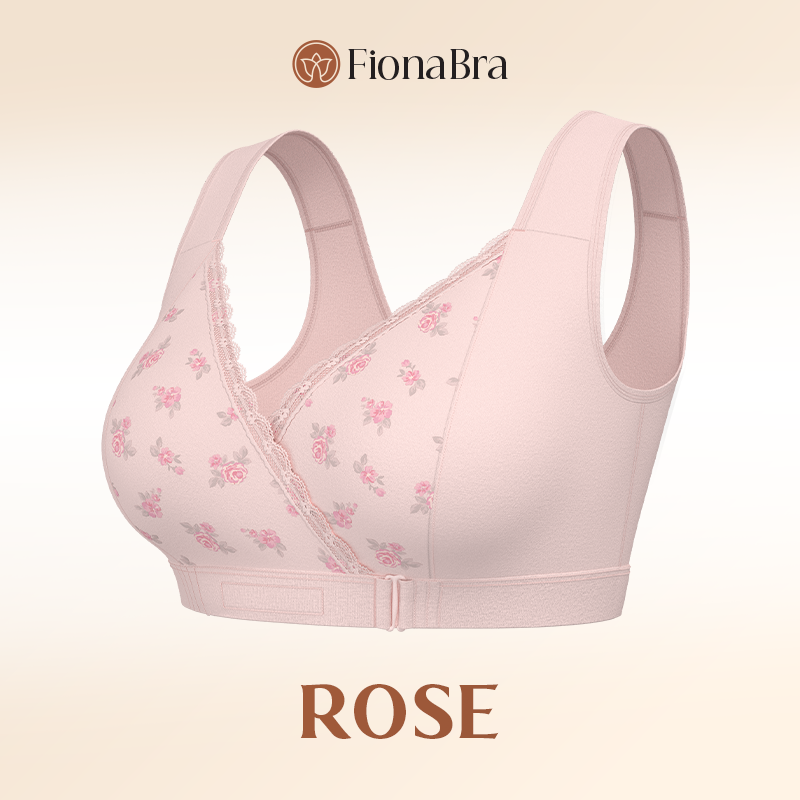 Fiona Bra - Comfortable & Convenient Front Wrap Closure Bra for Seniors