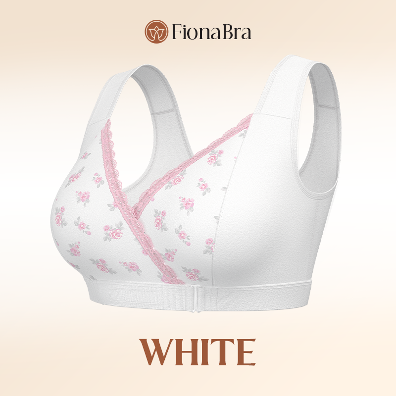 Fiona Bra - Comfortable & Convenient Front Wrap Closure Bra for Seniors