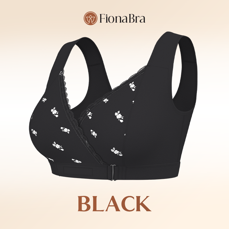 Fiona Bra - Comfortable & Convenient Front Wrap Closure Bra for Seniors