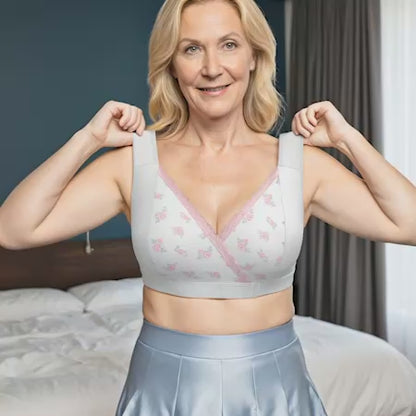 Fiona Bra - Comfortable & Convenient Front Wrap Closure Bra for Seniors